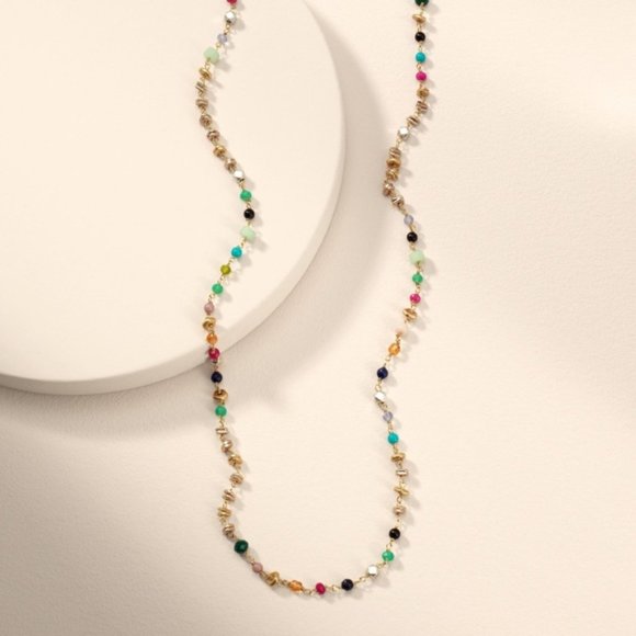 Stella & Dot | Multicolor Versatile Gitane Tassel Necklace - Picture 3 of 9